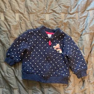 Carter’s 6 month zip up sweatshirt jacket